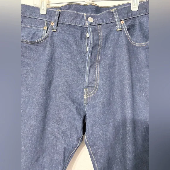 Men’s Buck Mason JAPANESE DENIM FORD STANDARD JEAN Classic Blue Denim 38/31 - Picture 3 of 14